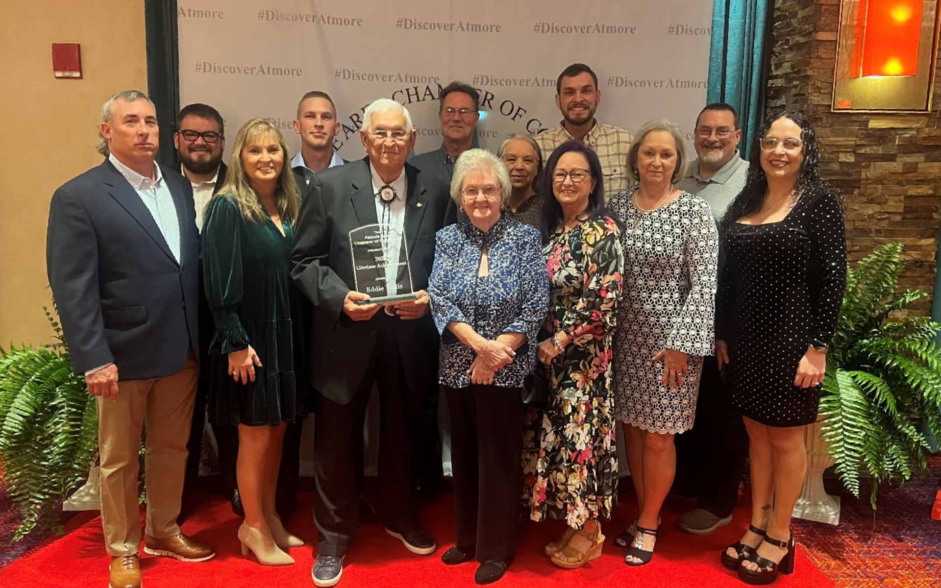 Poarch Band of Creek Indians’ Former Tribal Chair Eddie Tullis Receives